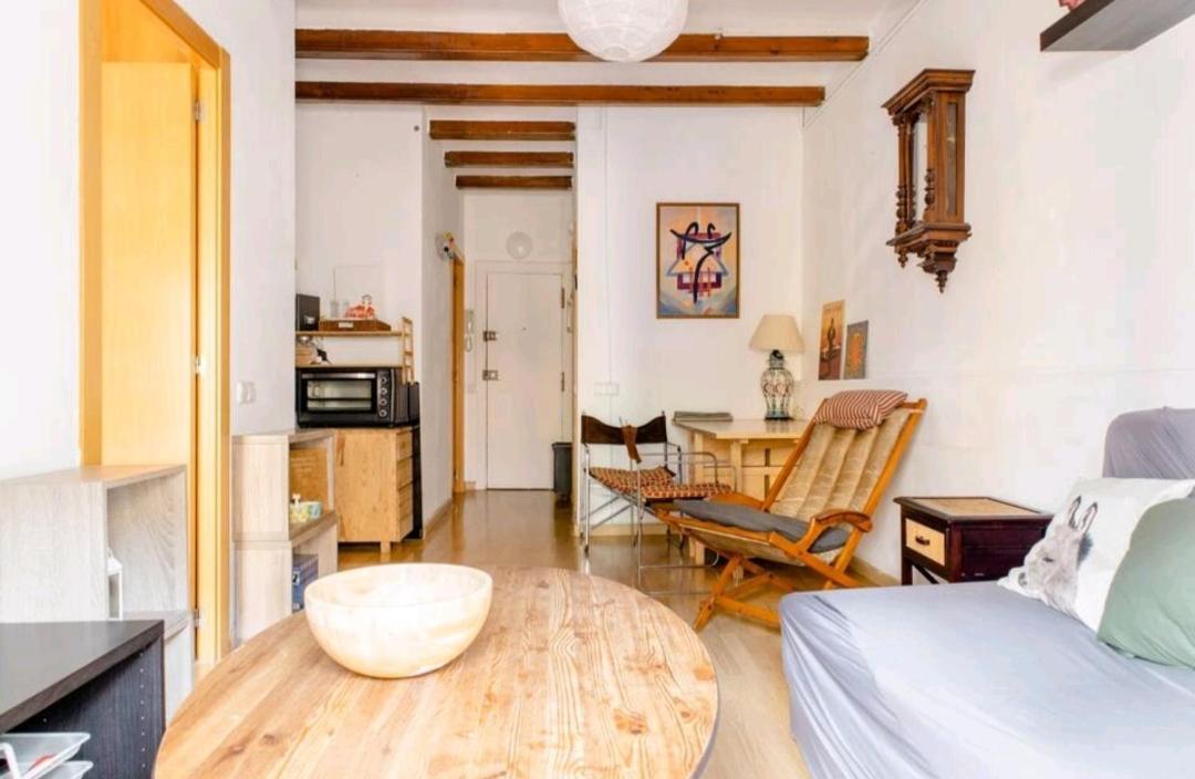 Apartamento Tranquilo Y Del Barrio Apartment Barcelona Bagian luar foto
